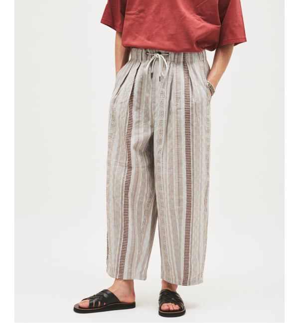 JOURNAL STANDARD「ストライプ ジャガード ワイド パンツ」|その他|