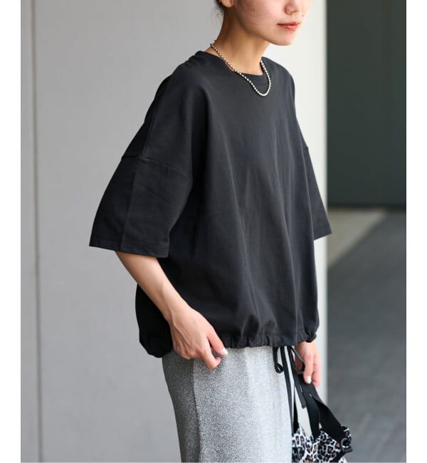 JOURNAL STANDARD relume「《追加4》ギャザーヘムショートスリーブTシャツ」|Tシャツ・カットソー|