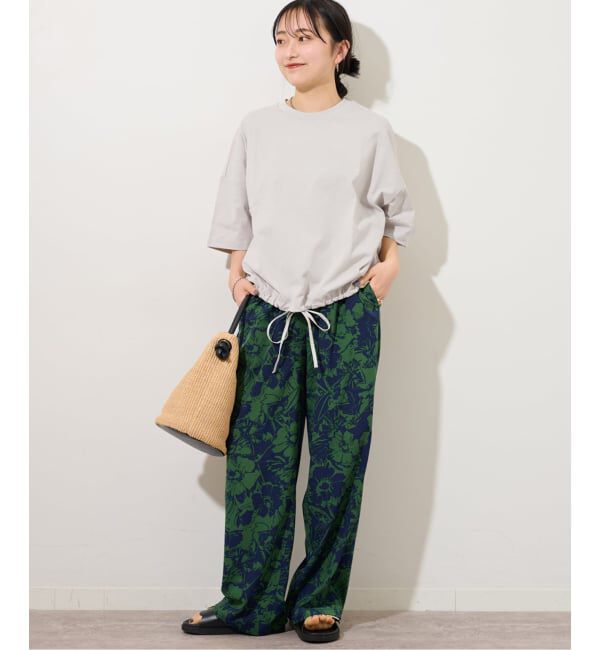 JOURNAL STANDARD relume「《追加4》ギャザーヘムショートスリーブTシャツ」|Tシャツ・カットソー|