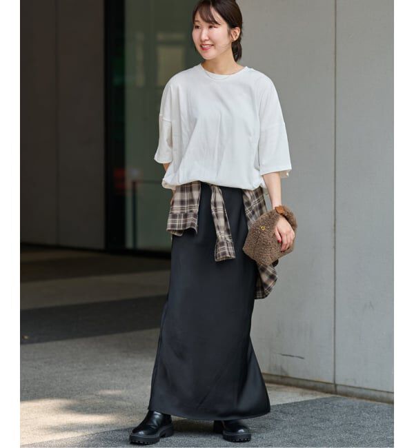 JOURNAL STANDARD relume「《追加4》ギャザーヘムショートスリーブTシャツ」|Tシャツ・カットソー|
