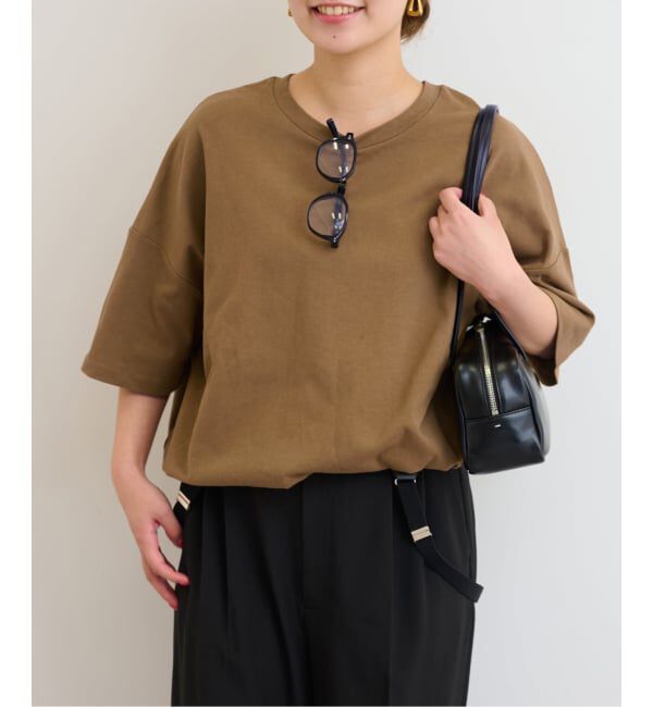 JOURNAL STANDARD relume「《追加4》ギャザーヘムショートスリーブTシャツ」|Tシャツ・カットソー|