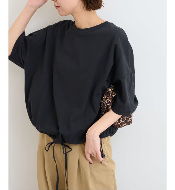 JOURNAL STANDARD relume「《追加4》ギャザーヘムショートスリーブTシャツ」|Tシャツ・カットソー|