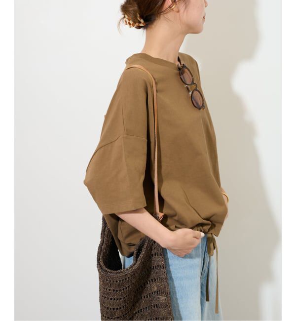 JOURNAL STANDARD relume「《追加4》ギャザーヘムショートスリーブTシャツ」|Tシャツ・カットソー|