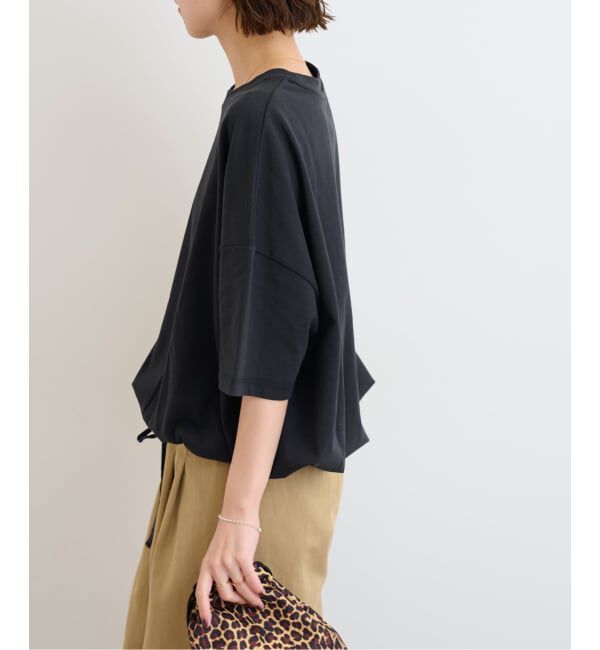 JOURNAL STANDARD relume「《追加4》ギャザーヘムショートスリーブTシャツ」|Tシャツ・カットソー|