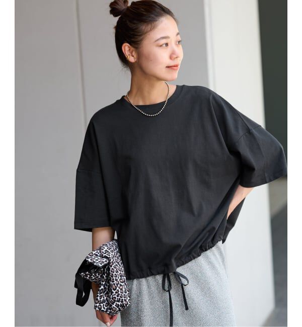 JOURNAL STANDARD relume「《追加4》ギャザーヘムショートスリーブTシャツ」|Tシャツ・カットソー|