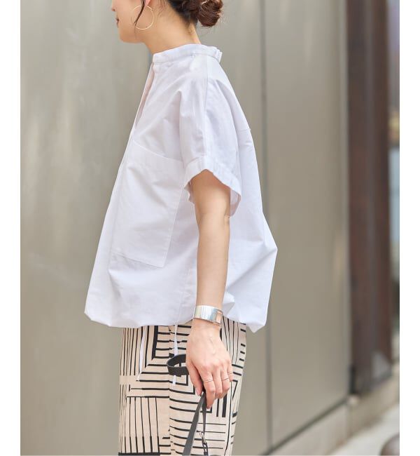 JOURNAL STANDARD「《WEB限定追加3》ハードマンズリネンコットンフレンチスリーブスキッパーシャツ」|シャツ・ブラウス|