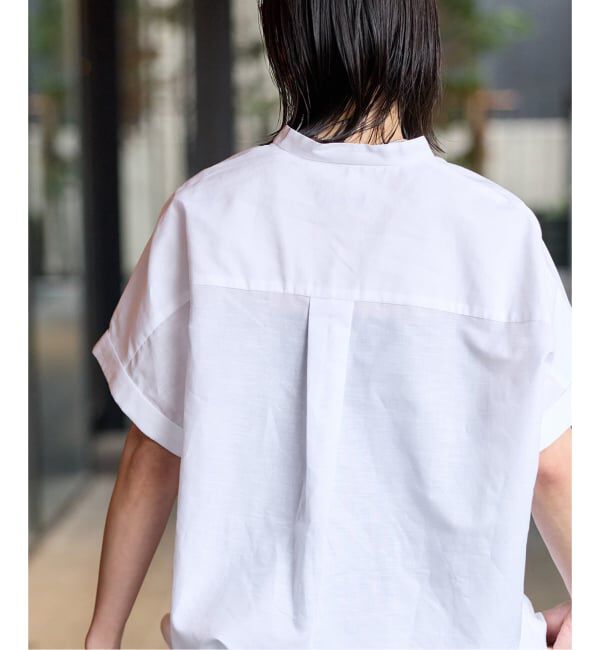JOURNAL STANDARD「《WEB限定追加3》ハードマンズリネンコットンフレンチスリーブスキッパーシャツ」|シャツ・ブラウス|