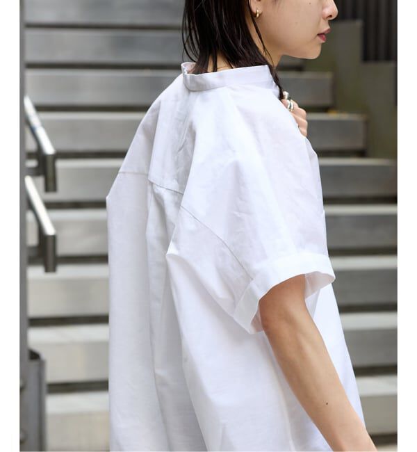 JOURNAL STANDARD「《WEB限定追加3》ハードマンズリネンコットンフレンチスリーブスキッパーシャツ」|シャツ・ブラウス|
