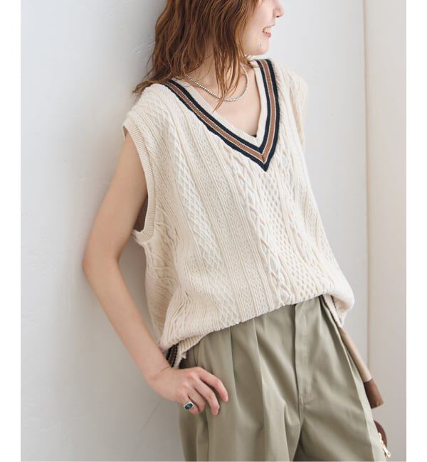 journal standard L'essage「《追加6》ILL ONE EIGHTY/イル ワンエイティ 別注 TILDEN VEST ベスト」|ベスト・ジレ|ブラウン
