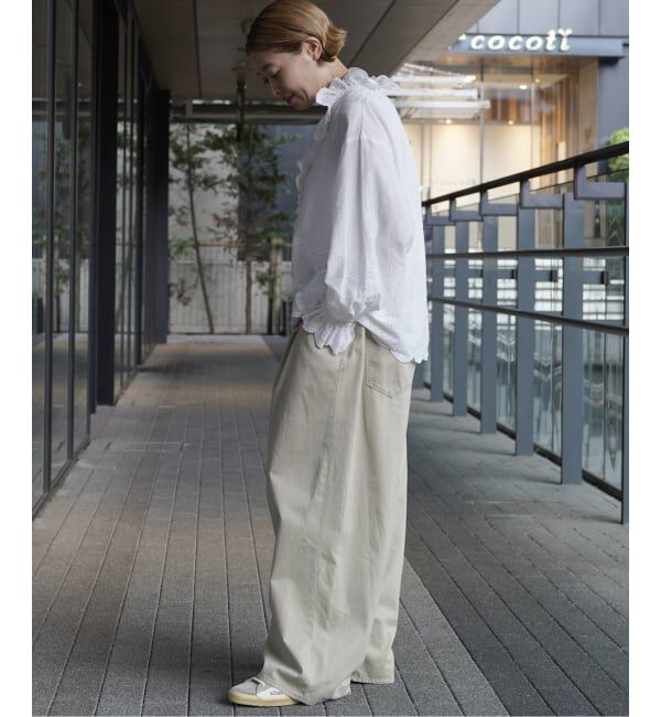 journal standard luxe「カットワークレース フリルブラウス」|シャツ・ブラウス|