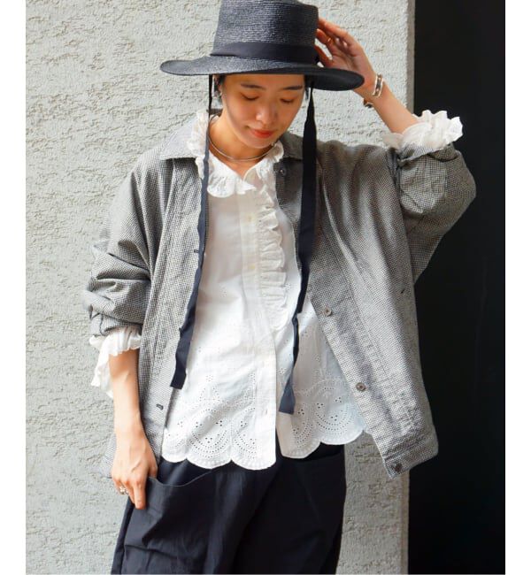 journal standard luxe「カットワークレース フリルブラウス」|シャツ・ブラウス|