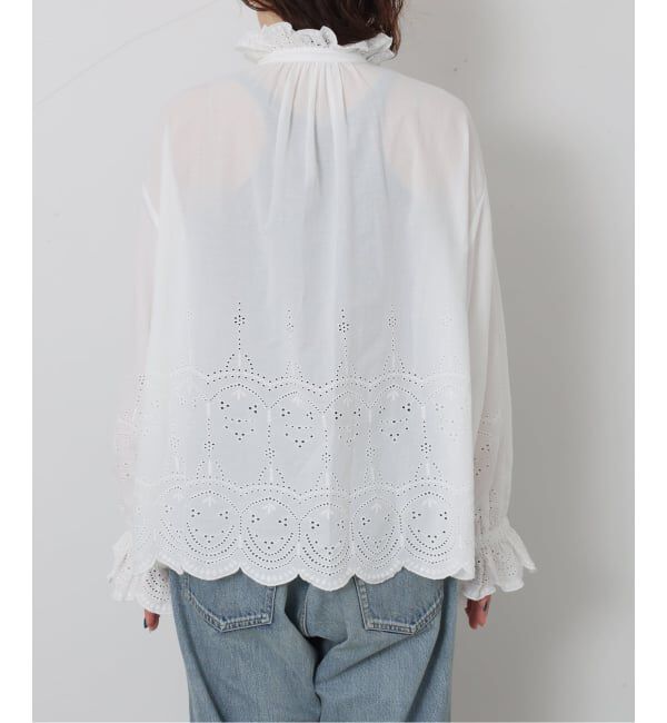 journal standard luxe「カットワークレース フリルブラウス」|シャツ・ブラウス|