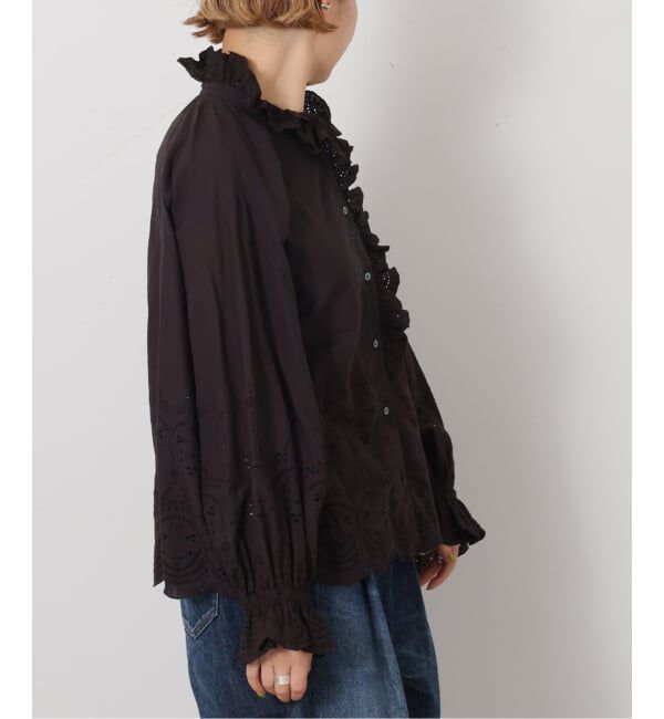 journal standard luxe「カットワークレース フリルブラウス」|シャツ・ブラウス|