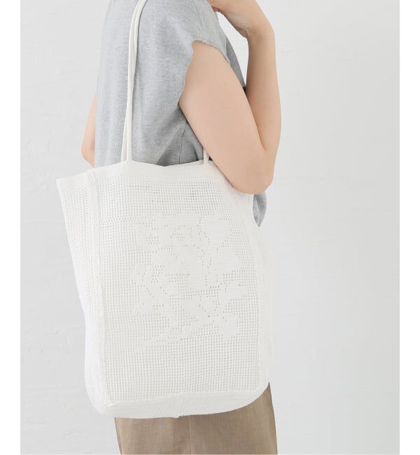 journal standard L'essage「NANANITA/ナナニータ ROSE CROCHET BAG バッグ」|ハンドバッグ|