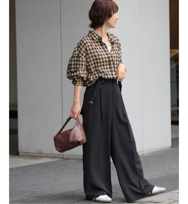 JOURNAL STANDARD relume「《追加2》コットンローンチェックオーバーサイズ」|シャツ・ブラウス|