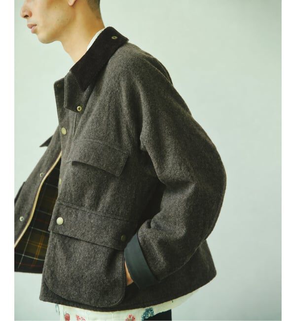 JOURNAL STANDARD「《予約》Barbour / バブアー 別注 ウール クロップド オールドビデール」|その他|