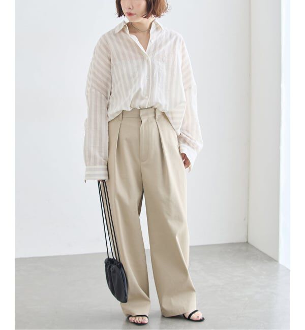 journal standard L'essage「《追加予約》FABRICA ワイドシャツ」|シャツ・ブラウス|