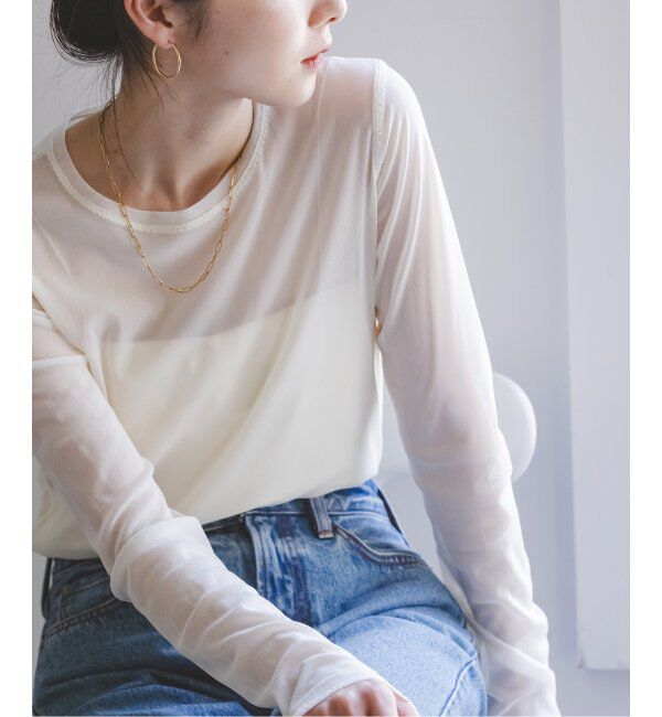 NOBLE「スキンチュールロングTシャツ」|Tシャツ・カットソー|