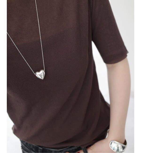Spick and Span「《WEB限定 / 追加2》BASENOTES / ベースノート 65cm tiny chain heart NC BN-H006」|ネックレス|
