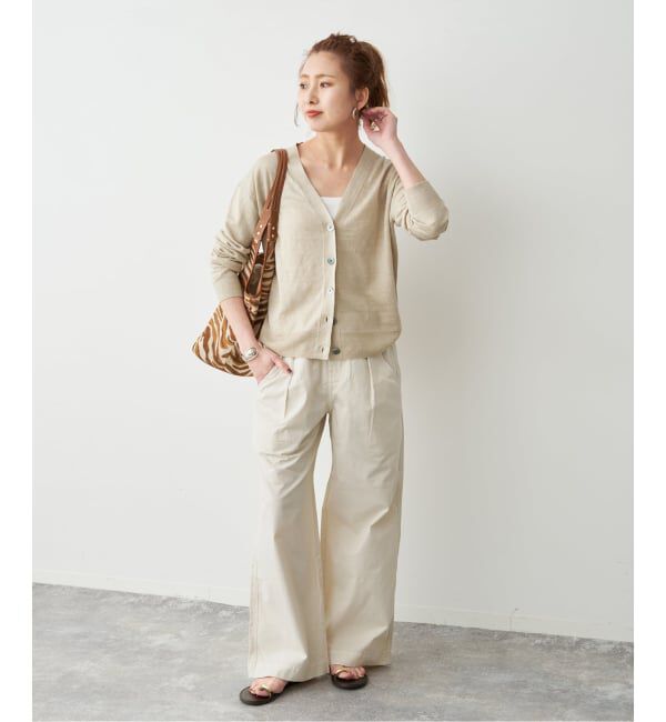 Spick and Span「ライトコットンストレートパンツ」|その他|