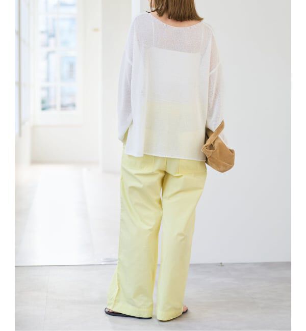 Spick and Span「ライトコットンストレートパンツ」|その他|