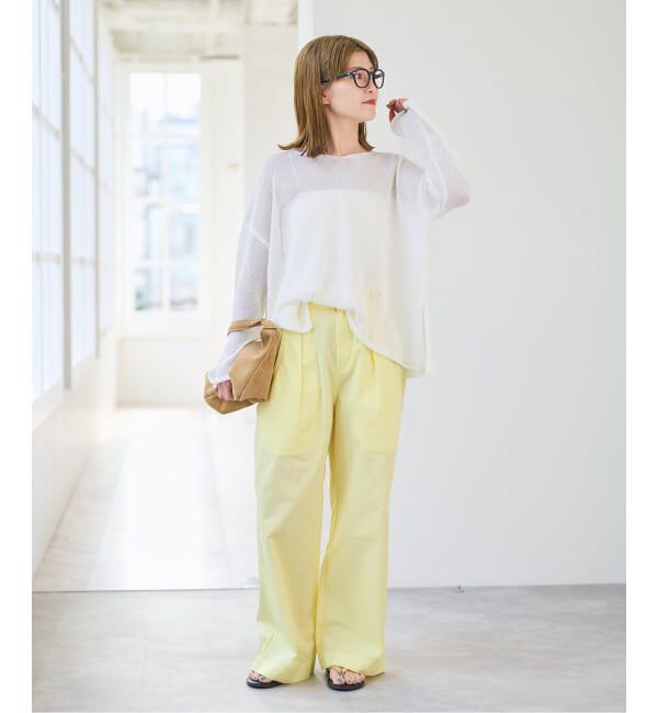 Spick and Span「ライトコットンストレートパンツ」|その他|