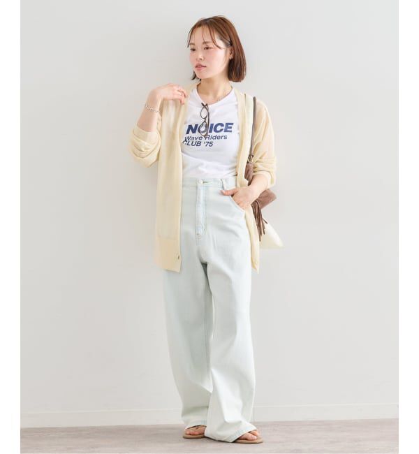 U by SPICK&SPAN「ウォッシャブルリネンブレンドシアーカーデ」|カーディガン|