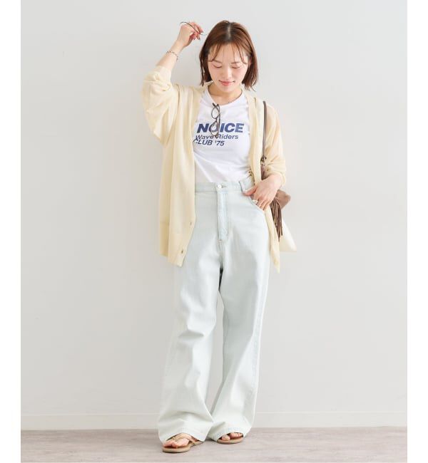U by SPICK&SPAN「ウォッシャブルリネンブレンドシアーカーデ」|カーディガン|