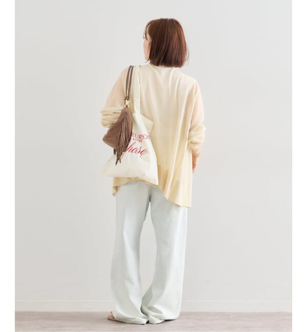 U by SPICK&SPAN「ウォッシャブルリネンブレンドシアーカーデ」|カーディガン|