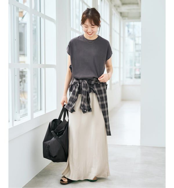 Spick and Span「《追加》upper hights/アッパーハイツ 別注BIG NO SLEEVE TEE*」|Tシャツ・カットソー|