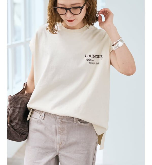 Spick and Span「《追加》upper hights/アッパーハイツ 別注BIG NO SLEEVE TEE*」|Tシャツ・カットソー|