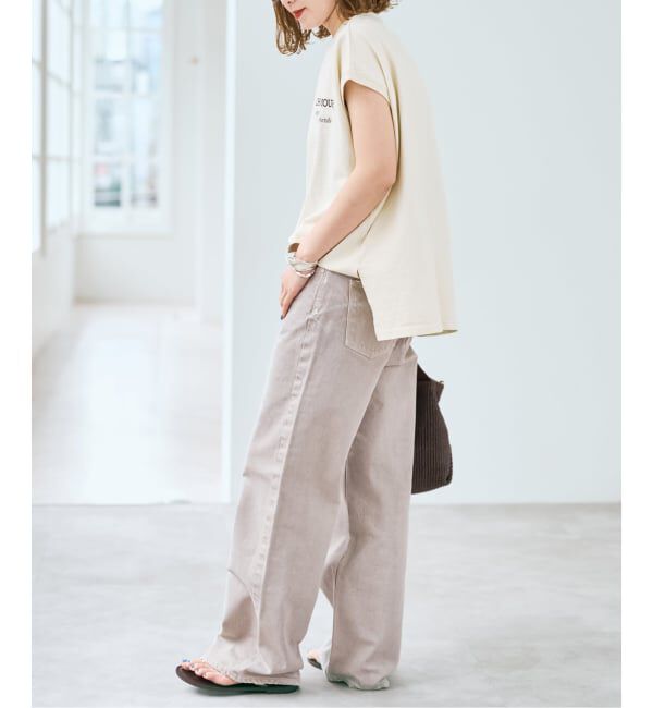 Spick and Span「《追加》upper hights/アッパーハイツ 別注BIG NO SLEEVE TEE*」|Tシャツ・カットソー|