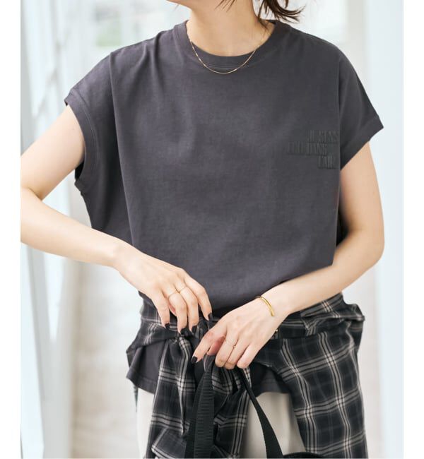 Spick and Span「《追加》upper hights/アッパーハイツ 別注BIG NO SLEEVE TEE*」|Tシャツ・カットソー|