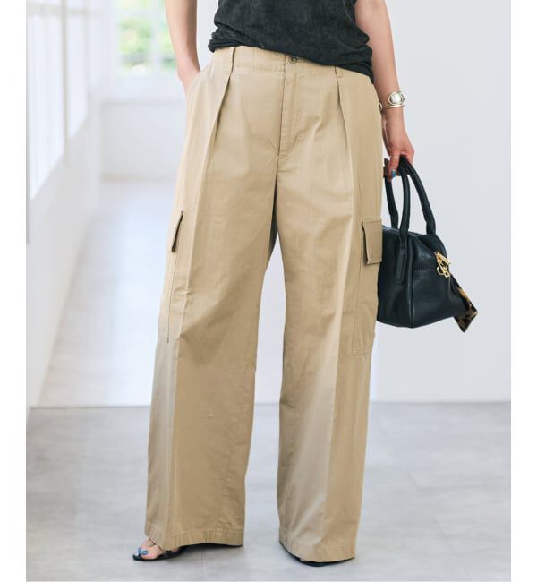 Spick and Span「コットンカーゴイージーパンツ」|カーゴ|