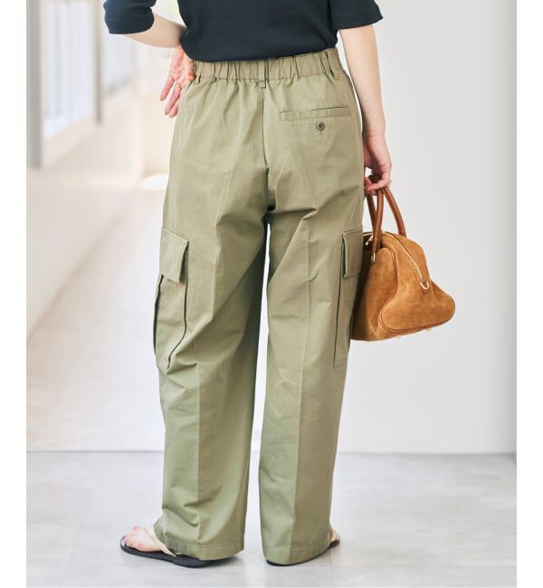 Spick and Span「コットンカーゴイージーパンツ」|カーゴ|