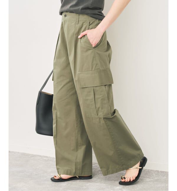 Spick and Span「コットンカーゴイージーパンツ」|カーゴ|