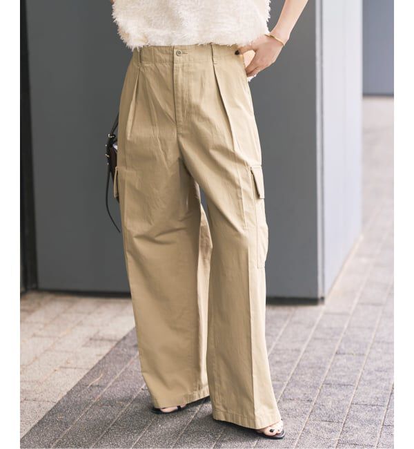 Spick and Span「コットンカーゴイージーパンツ」|カーゴ|