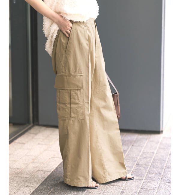 Spick and Span「コットンカーゴイージーパンツ」|カーゴ|