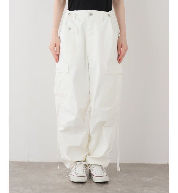FRAMeWORK「NIGEL CABOURN/ナイジェルケーボン リップストップアーミーカーゴパンツ」|カーゴ|ホワイト