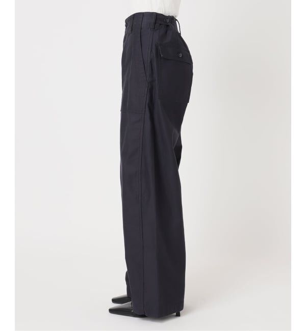 U by SPICK&SPAN「バレルレッグルーズベイカーパンツ」|カーゴ|