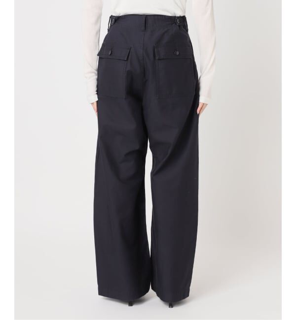 U by SPICK&SPAN「バレルレッグルーズベイカーパンツ」|カーゴ|