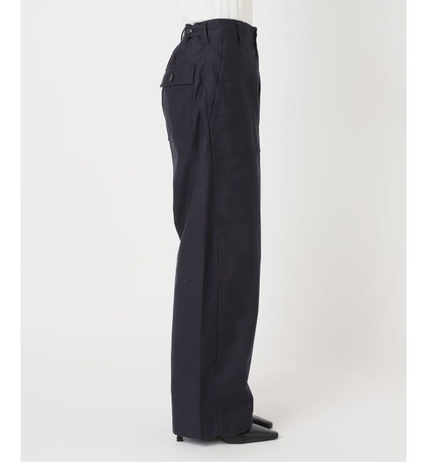 U by SPICK&SPAN「バレルレッグルーズベイカーパンツ」|カーゴ|