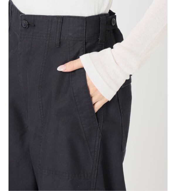 U by SPICK&SPAN「バレルレッグルーズベイカーパンツ」|カーゴ|