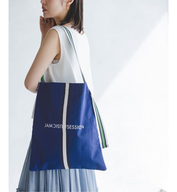 NOBLE「《WEB限定追加》N.Jam/エヌジャムトートSmall2」|トートバッグ|ブルー