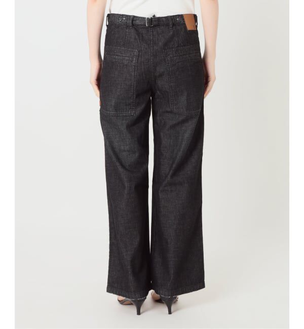 Spick and Span「5 1/2 PATCH LOOSEFIT DENIM」|デニム|