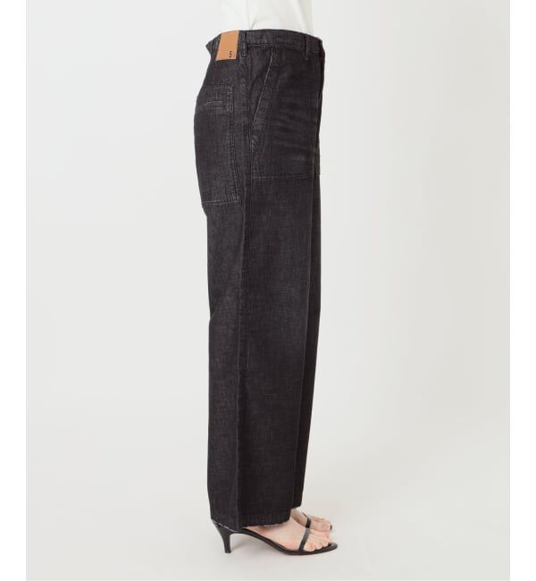Spick and Span「5 1/2 PATCH LOOSEFIT DENIM」|デニム|