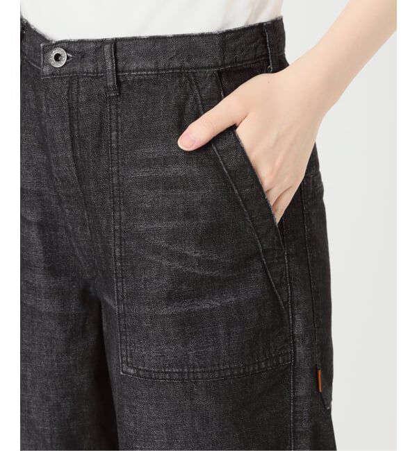 Spick and Span「5 1/2 PATCH LOOSEFIT DENIM」|デニム|