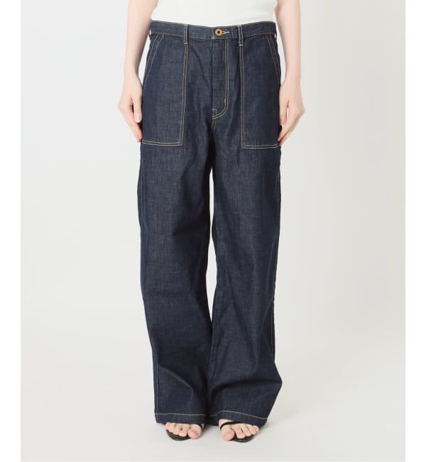 Spick and Span「5 1/2 PATCH LOOSEFIT DENIM」|デニム|