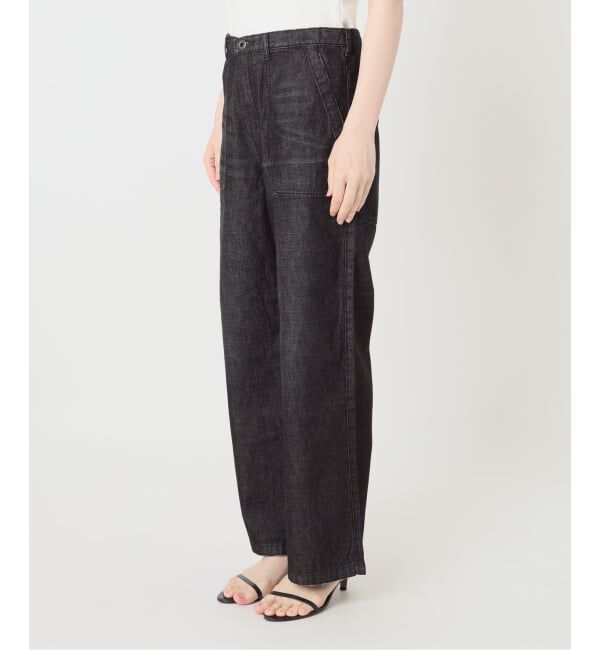 Spick and Span「5 1/2 PATCH LOOSEFIT DENIM」|デニム|