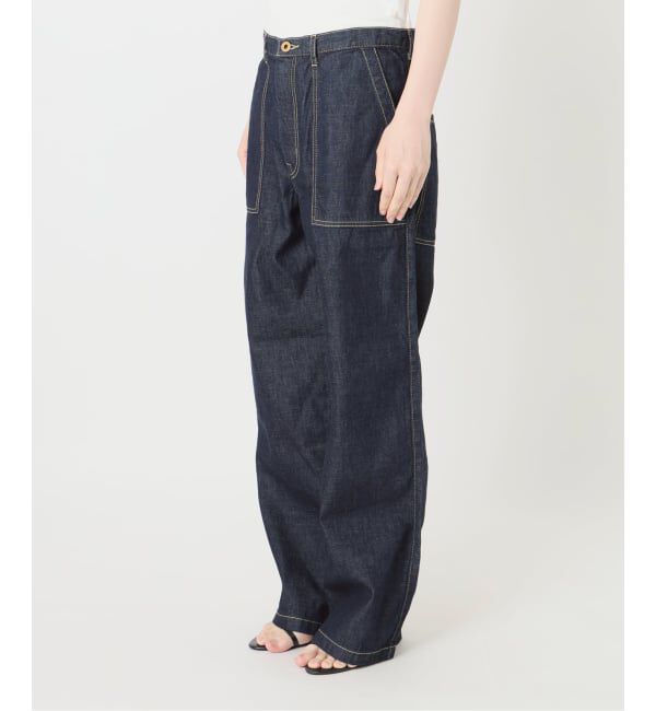 Spick and Span「5 1/2 PATCH LOOSEFIT DENIM」|デニム|